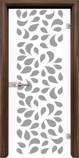 Стъклена Врата Standart Print G 13-1 Орех
