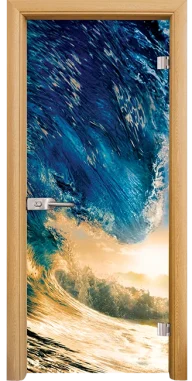 Стъклена Врата Standart Print G 13-19 Светъл Дъб