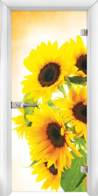 Стъклена Врата Standart Print G 13-4 Бял