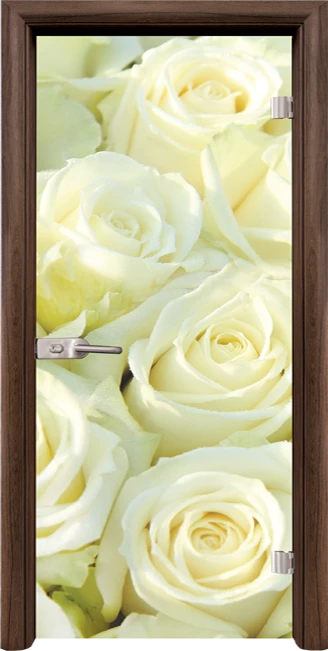 Стъклена Врата Standart Print G 13-6 Орех